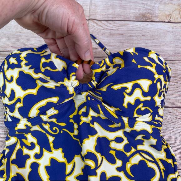 Boden One Piece Swimsuit - Baroque Pattern - Picture 3 of 16